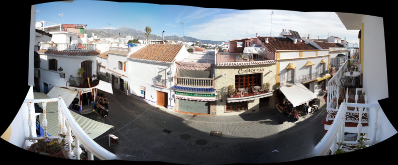 Nerja view from Hostal Miguel