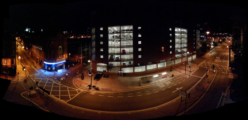 Leeds by night